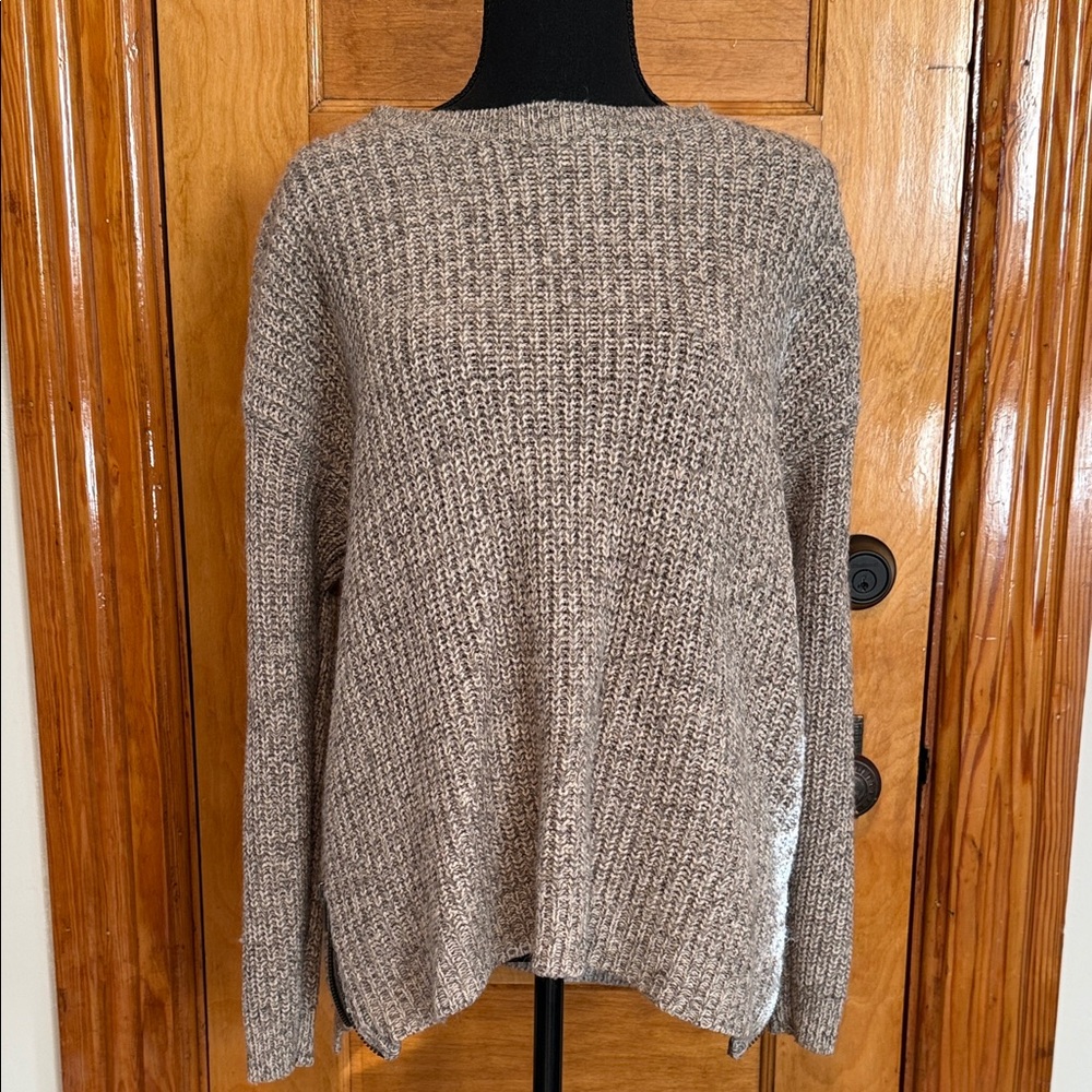 Cozy Brown Knit Sweater